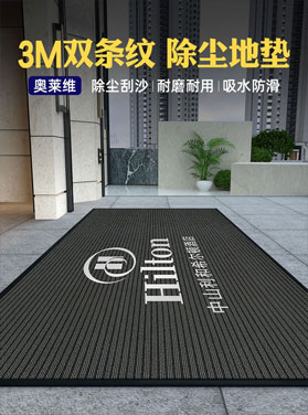 3M雙條紋，除塵地墊